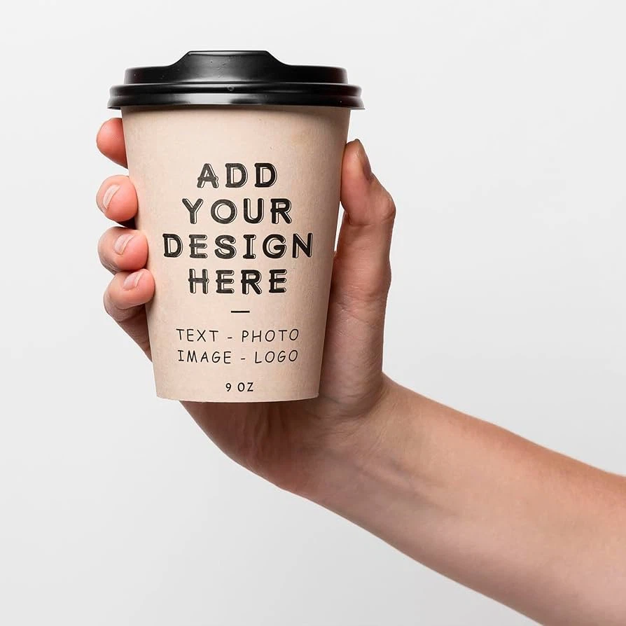 Disposable Coffee Cup with Logo